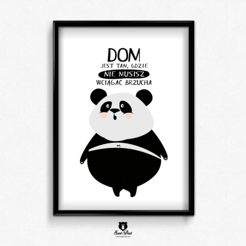 Plakat Wciągać brzuch