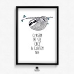 Plakat Leniwiec - 50x70cm (B2)