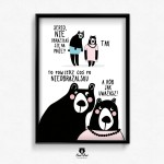 Plakat Nieobrażalska - 30x40cm (A3)