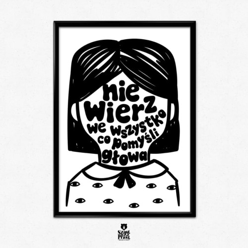 Plakat Nie wierz