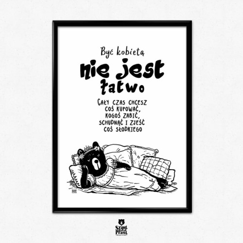 Plakat kobieta